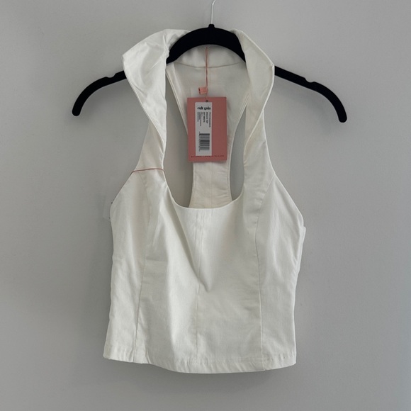 Cult Gaia Dulcie Top in Off White - Picture 4 of 7